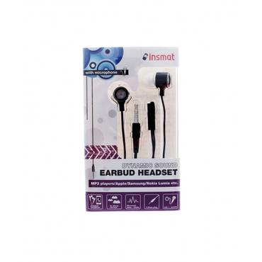 Insmat 560-8693 hovedtelefoner/headset Ledningsført I ørerne Opkald/musik Sort