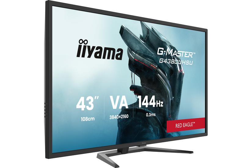 iiyama G-MASTER G4380UHSU-B2 computerskærm 108 cm (42.5") 3840 x 2160 pixel 4K Ultra HD LED Sort