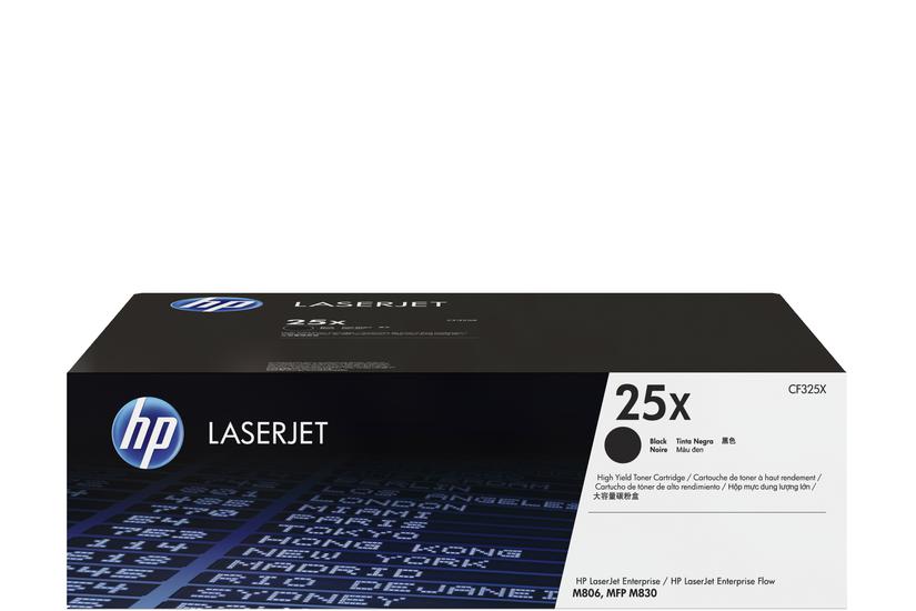 HP 25X - L&aring;ng livsl&auml;ngd - svart - original - LaserJet - tonerkassett (CF325X)