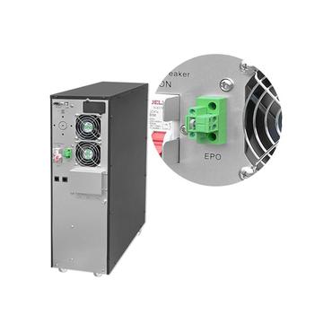 Qoltec - UPS - effektfaktor 1,0, LCD, EPO, online - 6000 Watt - 6000 VA