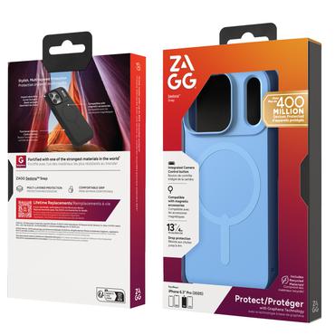 ZAGG Sedona Snap mobiltelefon etui 16 cm (6.3") Cover Bl&aring;