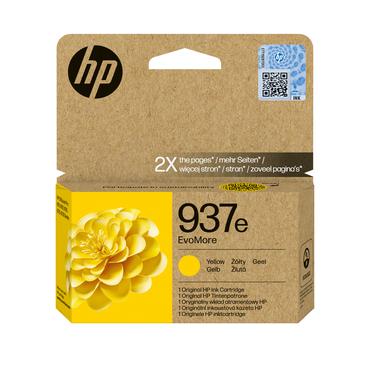HP Original 937e EvoMore-blækpatron, gul