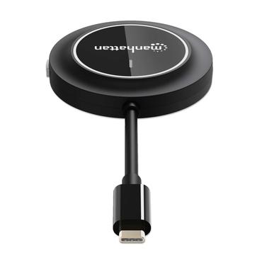 MANHATTAN 1080p Wireless HDMI-Displayadapter + USB-C Sender