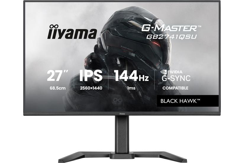 iiyama G-MASTER GB2741QSU-B1 computersk&aelig;rm 68,6 cm (27") 2560 x 1440 pixel 4K Ultra HD LED Sort