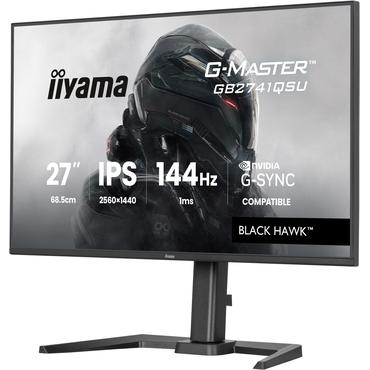 iiyama G-MASTER GB2741QSU-B1 computersk&aelig;rm 68,6 cm (27") 2560 x 1440 pixel 4K Ultra HD LED Sort