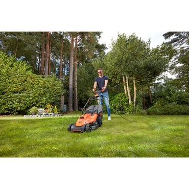 Black & Decker BEMW471ES-QS pl&aelig;neklipper Skubbe pl&aelig;neklipper Vekselstr&oslash;m Sort, Gr&aring;, Orange