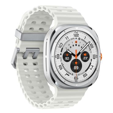 Samsung Galaxy Watch Ultra - titan - smart klocka med marinband - vit - 32 GB - titanvit