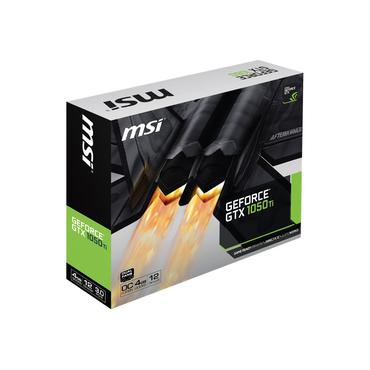 MSI GeForce GTX 1050TI 4GT OC grafikkort