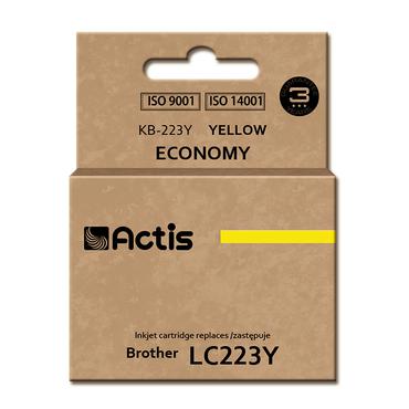 Actis KB-223Y bl&aelig;k (erstatning Brother LC223Y; Standard; 10 ml; gul)
