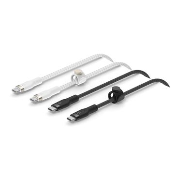 Belkin BoostCharge PRO Flex - USB typ C-kabel - 24 pin USB-C till 24 pin USB-C - 1 m