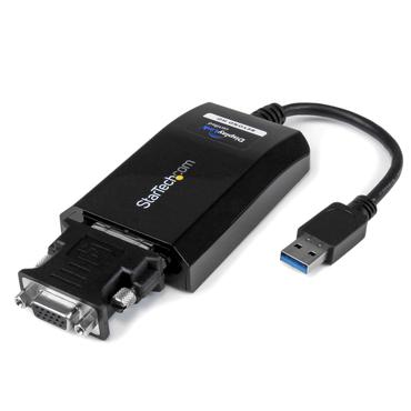 StarTech.com USB 3.0 till DVI/VGA adapter - 2048x1152 - USB/DVI-adapter - USB typ A till DVI-I - 15.2 cm