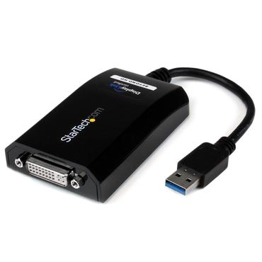 StarTech.com USB 3.0 till DVI/VGA adapter - 2048x1152 - USB/DVI-adapter - USB typ A till DVI-I - 15.2 cm