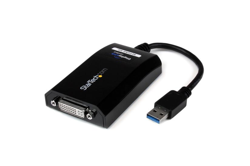 StarTech.com USB 3.0 till DVI/VGA adapter - 2048x1152 - USB/DVI-adapter - USB typ A till DVI-I - 15.2 cm