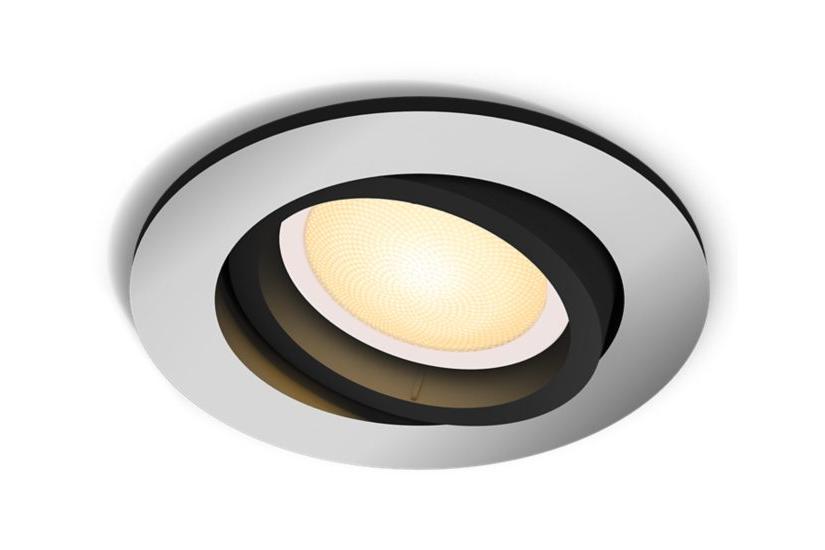 Philips Hue White Amb.Milliskin Einbausp rund alum.350lm Erw