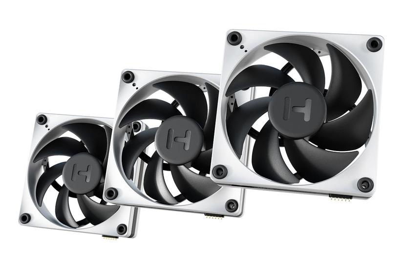 HYTE THICC FP12 Processor Ventilator 12 cm Sort, Hvid 3 stk