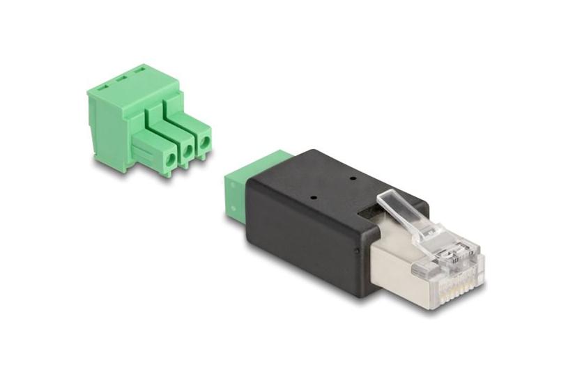 Delock Netværk Konnektor Sort Grøn