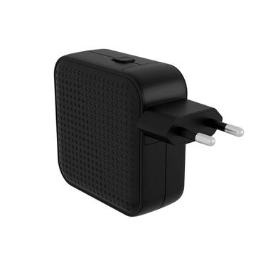 Targus HyperJuice str&ouml;madapter - GaN - USB, 2 x USB-C - 70 Watt