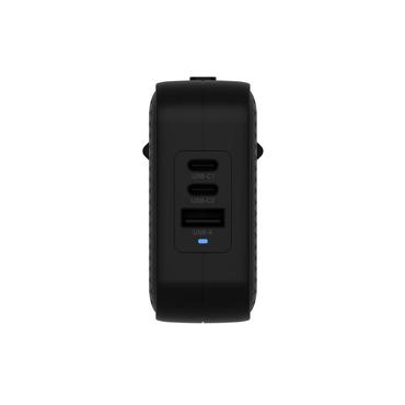 Targus HyperJuice str&ouml;madapter - GaN - USB, 2 x USB-C - 70 Watt