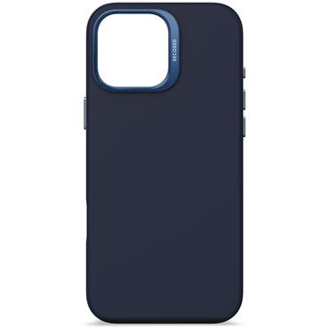 Decoded AntiMicrobial Silicone Backcover - silikonowa obudowa ochronna do iPhone 16 Pro Max kompatybilna z MagSafe (blue print)