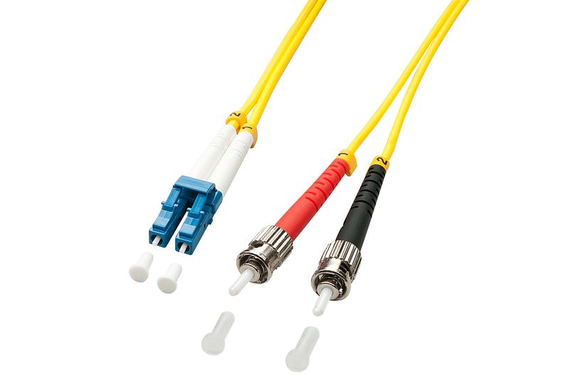 Lindy 1m LC/ST InfiniBand og fiberoptisk kabel Flerfarvet, Gul