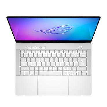 ASUS ROG Zephyrus G14 GA403WW-QS093W AMD Ryzen AI 9 HX 370 Laptop 35,6 cm (14") 3K 64 GB LPDDR5x-SDRAM 1 TB SSD NVIDIA GeForce RTX 5080 Wi-Fi 7 (802.11be) Windows 11 Home Tysk Hvid