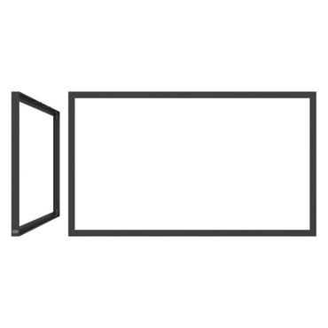 SMS 49L/P Casing Frame BLBlack RAL9005 Beställningsvara