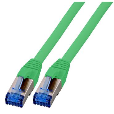EFB Elektronik K5525FGN.1,5 netv&aelig;rkskabel Gr&oslash;n 1,5 m Cat6a S/FTP (S-STP)