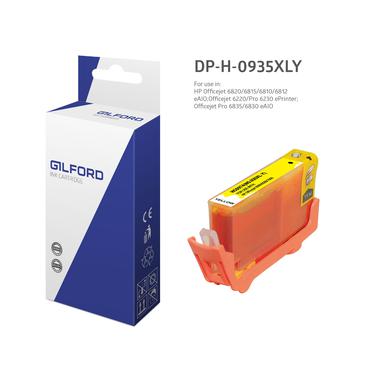 Gilford DP-H-0935XLY bl&aelig;kpatron 1 stk Kompatibel Gul