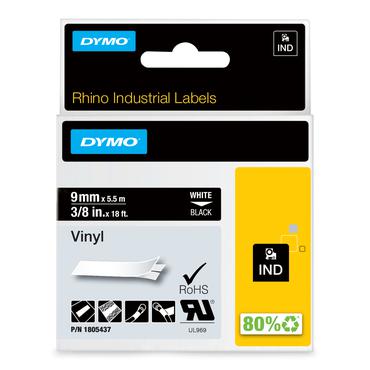 DYMO Rhino Coloured Vinyl - tape - 1 kassette(r) - Rulle (1 cm x 5,5 m)