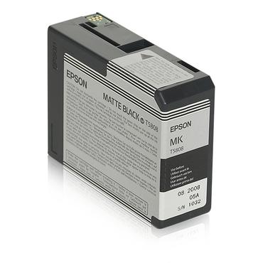 Epson T5808 - mattsvart - original - bl&auml;ckpatron