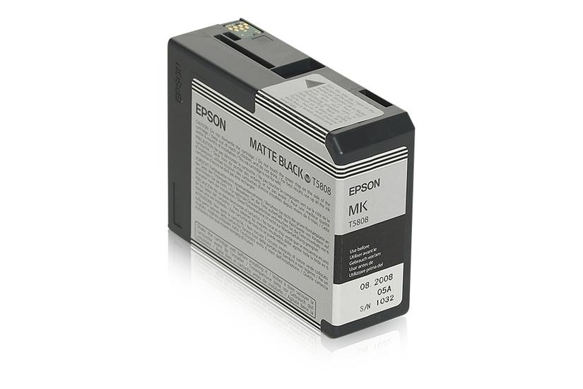 Epson T5808 - mattsvart - original - bl&auml;ckpatron
