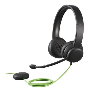 Acer GP.HDS11.01N hovedtelefoner/headset Ledningsført Opkald/musik Sort