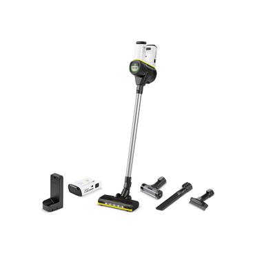 Kärcher VC 6 Cordless OurFamily Battery Plus - støvsuger - ledningsfri - pind/håndholdt - 2 batterier, inkluderet oplader - hvid