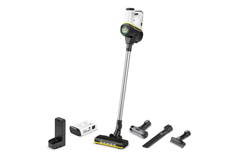 Kärcher VC 6 Cordless OurFamily Battery Plus - støvsuger - ledningsfri - pind/håndholdt - 2 batterier, inkluderet oplader - hvid