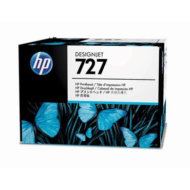 HP 727 - mattsvart, foto-svart, cyan, magenta, gul, gr&aring; - skrivhuvud