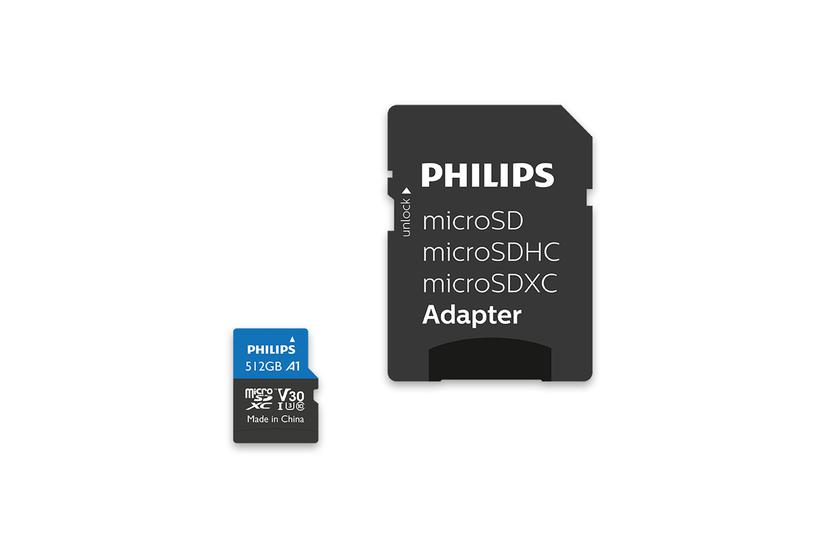 Philips FM51MP65B/00 hukommelseskort 512 GB MicroSDHC UHS-I Klasse 10