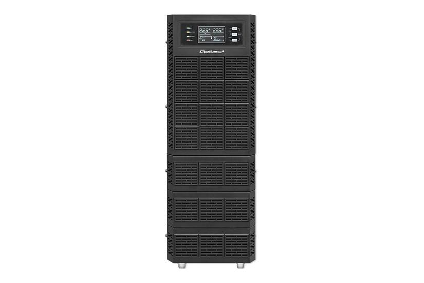 Qoltec - UPS - effektfaktor 1,0, LCD, EPO, online - 10000 Watt - 10000 VA