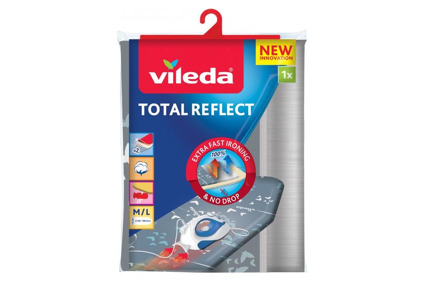 Vileda Total Reflect Betr&aelig;k til strygebr&aelig;t Bl&aring;, Gr&aring;, Hvid