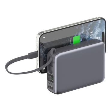 4smarts 541626 powerbank Lithium polymer (LiPo) 20000 mAh Grå