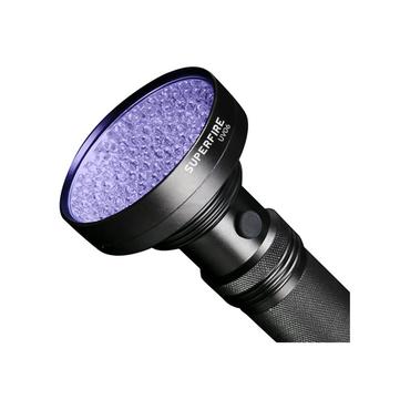 Superfire UV06 - lommelygte - LED - 6 W - lilla lys - sort