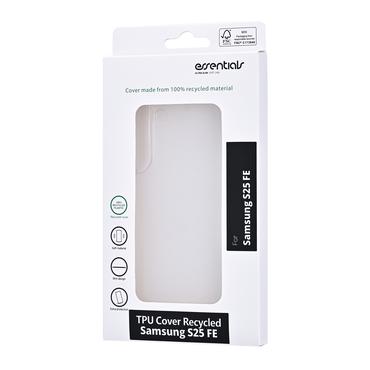 Essentials Samsung Galaxy S25 FE genbrugs TPU bagside cover, gennemsigtig