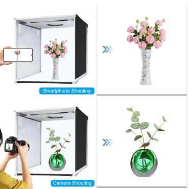 Puluz Namiot bezcieniowy 40cm LED 2400 lumenów PU5040EU