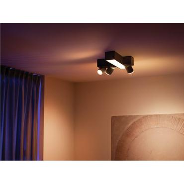 Philips Hue White&Col. Amb.CentrisCross Spot 3flg schw V2