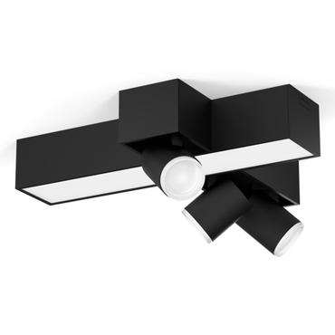 Philips Hue White&Col. Amb.CentrisCross Spot 3flg schw V2