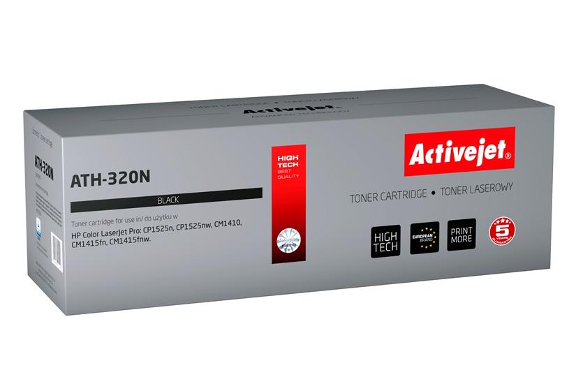 Activejet ATH-320N (erstatning HP 128A CE320A; Supreme; 2000 sider; sort)