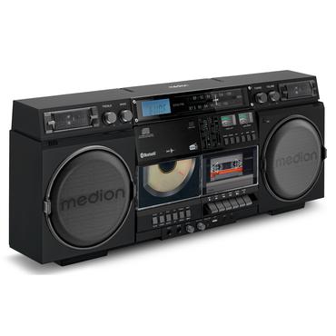 Medion LIFE® P66538 Retro-Boombox schwarz