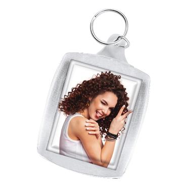 24x1 Hama Schl&uuml;sselanh&auml;nger Acryl f. Passbilder 3,5x4,5 i.D.