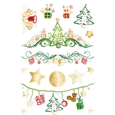 HERMA 15641 dekorativt klistermærke Folie Guld, Grøn, Rød, Sølv Permanent 15 stk