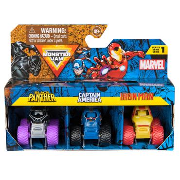 Monster Jam Marvel Mini Monster Truck 3-Pack