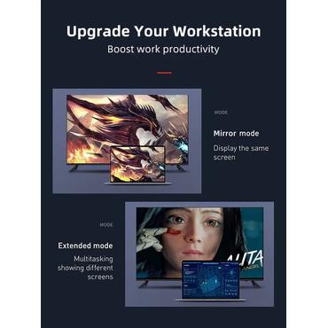 Cabletime USB-C kabel, 1,0m,